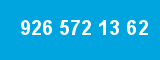 926 572 13 62 926 572 13 62